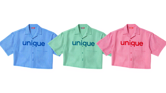 'Sui generis' Unique Pin Stripe Cropped Button Up